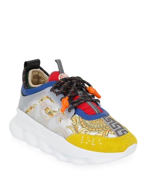 versace sneakers chain reaction price|versace chain reaction pandabuy.